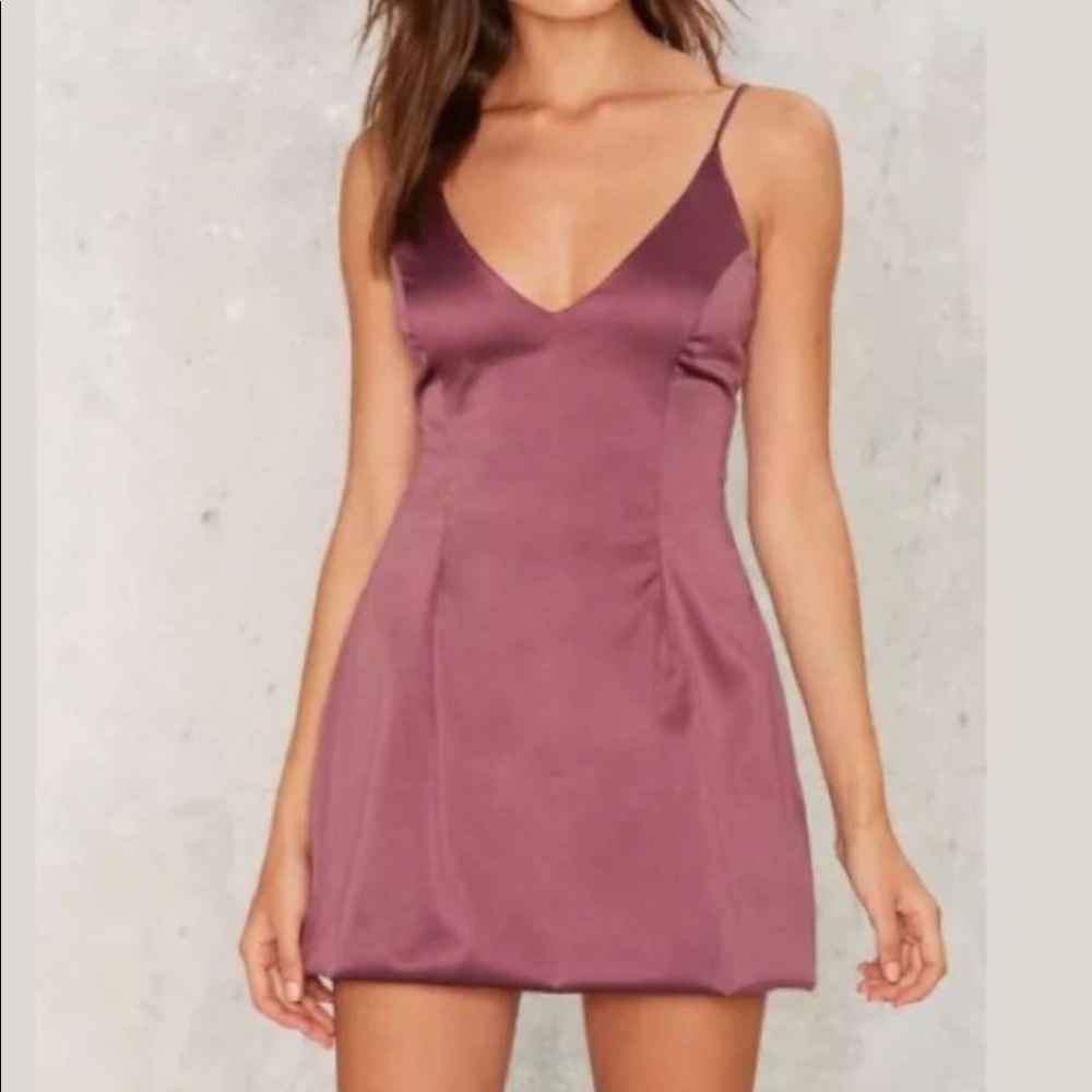 Nasty Gal Satin Dress